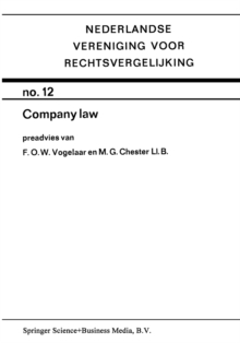 Company Law : A comparative Review