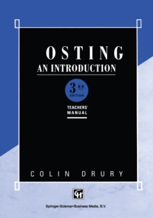 Costing : An introduction Teachers' Manual