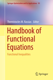 Handbook of Functional Equations : Functional Inequalities