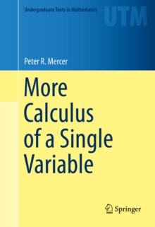 More Calculus of a Single Variable