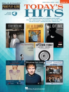 Piano Play-Along Volume 132 : Today's Hits (Book/Online Audio), Paperback Book Piano Play-Along Volume 132 : Today's Hits (Book/Online Audio), Paperback Book