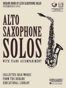 RUBANK BOOK OF ALTO SAXOPHONE SOLOS INTE, Book RUBANK BOOK OF ALTO SAXOPHONE SOLOS INTE, Book