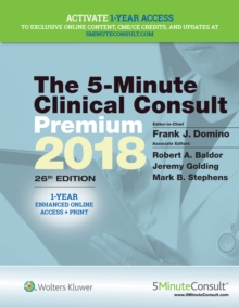5-Minute Clinical Consult Premium 2018, Hardback Book 5-Minute Clinical Consult Premium 2018, Hardback Book