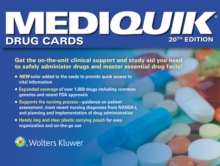 MediQuik Drug Cards, Hardback Book MediQuik Drug Cards, Hardback Book