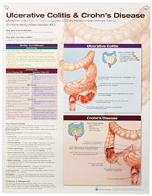 Ulcerative Colitis & Crohn's Disease Anatomical Chart Laminated, Poster Book Ulcerative Colitis & Crohn's Disease Anatomical Chart Laminated, Poster Book