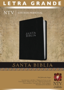 Santa Biblia NTV, Edicion personal, letra grande, Leather / fine binding Book Santa Biblia NTV, Edicion personal, letra grande, Leather / fine binding Book