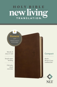 NLT Compact Bible, Filament Enabled Edition, Rustic Brown