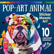 Design Originals Pop-Art Animal Sticker Mosaic Art , 10 Amazing Designs