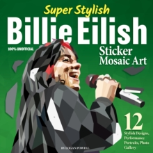 Design Originals Super Stylish Billie Eilish Sticker Mosaic Art , 12 Stylish Designs, Performance Portraits, Photo Gallery