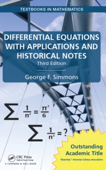 Differential Equations with Applications and Historical Notes