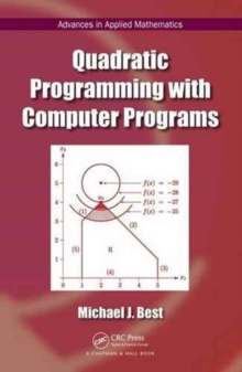 Quadratic Programming with Computer Programs, Hardback Book Quadratic Programming with Computer Programs, Hardback Book