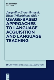 Usage-Based Approaches to Language Acquisition and Language Teaching