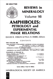 Amphiboles : Petrology and Experimental Phase Relations