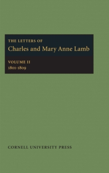 The Letters of Charles and Mary Anne Lamb : 1801-1809