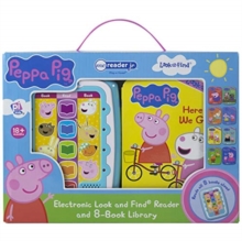 Peppa Pig: Me Reader Jr Electronic Look and Find Reader and 8-Book Library Sound Book Set