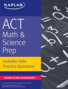ACT MATH AND SCIENCE PREP, Paperback Book ACT MATH AND SCIENCE PREP, Paperback Book