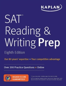 SAT Reading & Writing Prep : Over 300 Practice Questions + Online, Paperback / softback Book SAT Reading & Writing Prep : Over 300 Practice Questions + Online, Paperback / softback Book