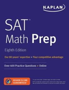 SAT Math Prep : Over 400 Practice Questions + Online, Paperback / softback Book SAT Math Prep : Over 400 Practice Questions + Online, Paperback / softback Book