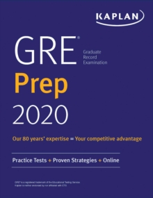 GRE Prep 2020 : Practice Tests + Proven Strategies + Online, EPUB eBook GRE Prep 2020 : Practice Tests + Proven Strategies + Online, EPUB eBook