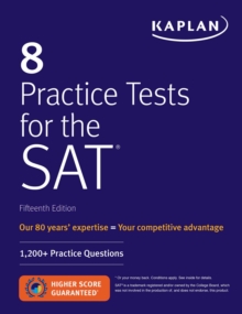 8 Practice Tests for the SAT : 1,200+ SAT Practice Questions, EPUB eBook 8 Practice Tests for the SAT : 1,200+ SAT Practice Questions, EPUB eBook