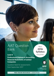 Aat Financial Statements of Limited Companies : Question Bank, Paperback Book Aat Financial Statements of Limited Companies : Question Bank, Paperback Book