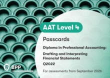 AAT Drafting and Interpreting Financial Statements : Passcards
