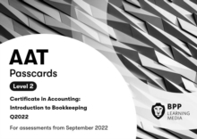 AAT Introduction to Bookkeeping : Passcards