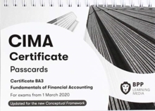 CIMA BA3 Fundamentals of Financial Accounting : Passcards