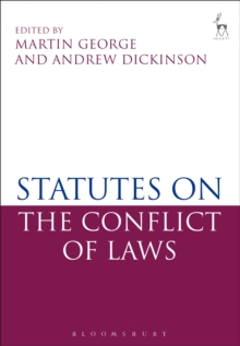 Statutes on the Conflict of Laws