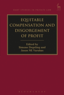 Equitable Compensation and Disgorgement of Profit, Hardback Book Equitable Compensation and Disgorgement of Profit, Hardback Book