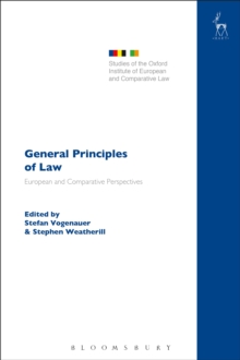 General Principles of Law : European and Comparative Perspectives