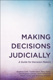 Making Decisions Judicially : A Guide for Decision-Makers