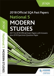 National 5 Modern Studies 2018-19 SQA Specimen and Past Papers with Answers, Paperback / softback Book National 5 Modern Studies 2018-19 SQA Specimen and Past Papers with Answers, Paperback / softback Book