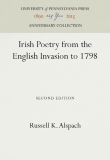 Irish Poetry from the English Invasion to 1798