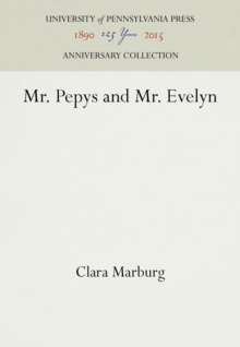 Mr. Pepys and Mr. Evelyn