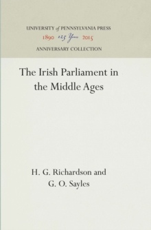 The Irish Parliament in the Middle Ages