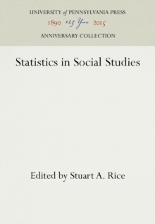 Statistics in Social Studies