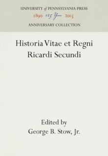 Historia Vitae et Regni Ricardi Secundi