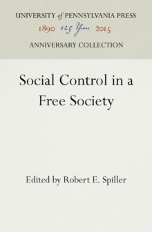 Social Control in a Free Society