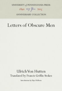 Letters of Obscure Men