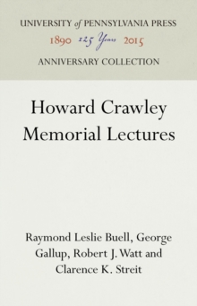 Howard Crawley Memorial Lectures