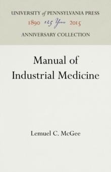 Manual of Industrial Medicine