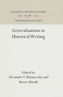 Generalizations in Historical Writing