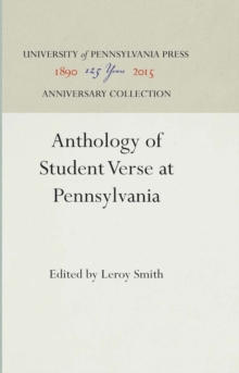 Anthology of Student Verse at Pennsylvania