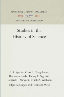 Studies in the History of Science