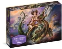 Boris Vallejo Fearless Rider 1,000-Piece Puzzle : for Adults Fantasy Dragon Gift Jigsaw 26 3/8 x 18 7/8