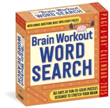 Brain Workout Word Search Page-A-Day Calendar 2025 : Fun-to-Solve Puzzles Designed to Stretch Your Brain