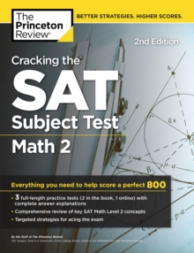 Cracking the SAT Subject Test in Math 2, 2nd Edition, EPUB eBook Cracking the SAT Subject Test in Math 2, 2nd Edition, EPUB eBook