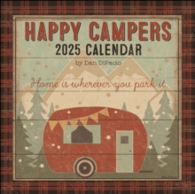 Happy Campers 2025 Wall Calendar