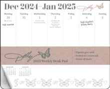 Dolly Parton 2025 Weekly Desk Pad Calendar